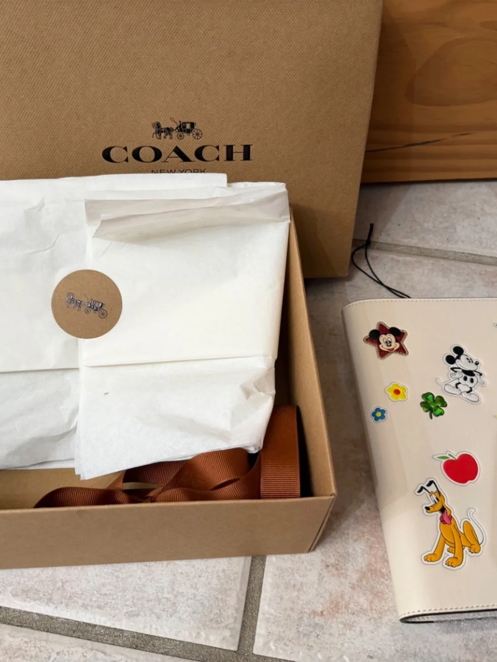 BRAND NEW COACH X DISNEY NOTEBOOK